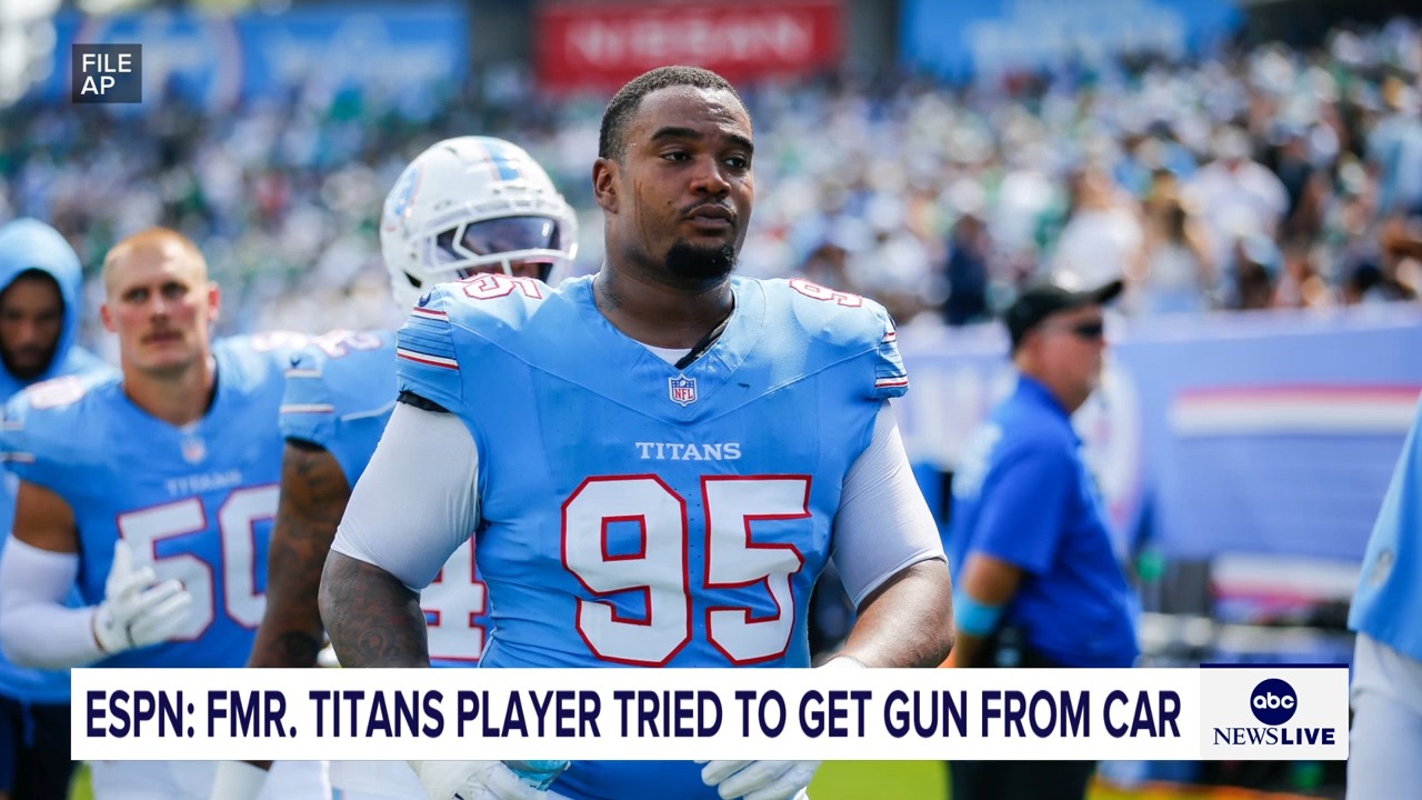 Jordan Elliott was released by Titans after pulling out gun in parking lot, coach Robert Saleh says
       — ABC 7 Bay Area, Monterey Sports news