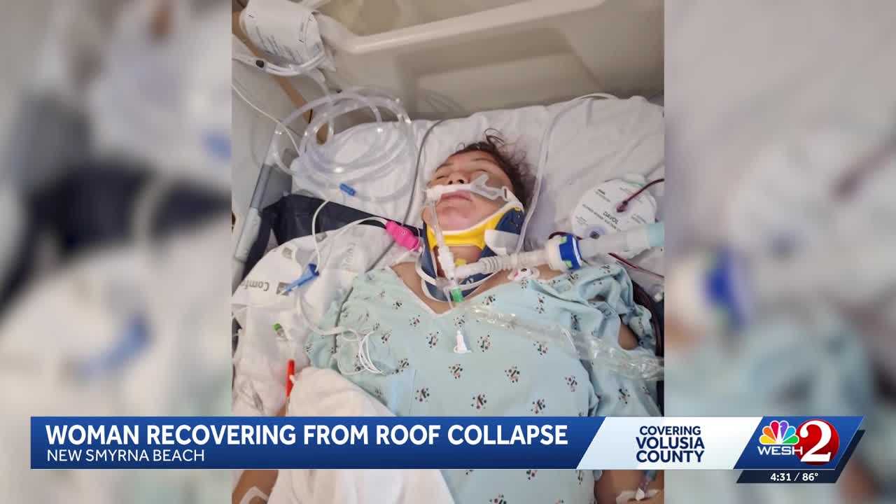 Mother of 2 recovering after roof collapse in New Smyrna Beach — WESH 2 Orlando, Monterey Community news