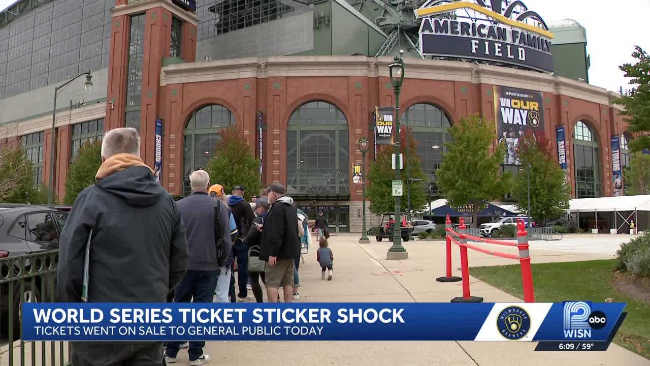 Brewers fans shocked by high World Series ticket prices — WISN 12 Milwaukee, Monterey Sports news