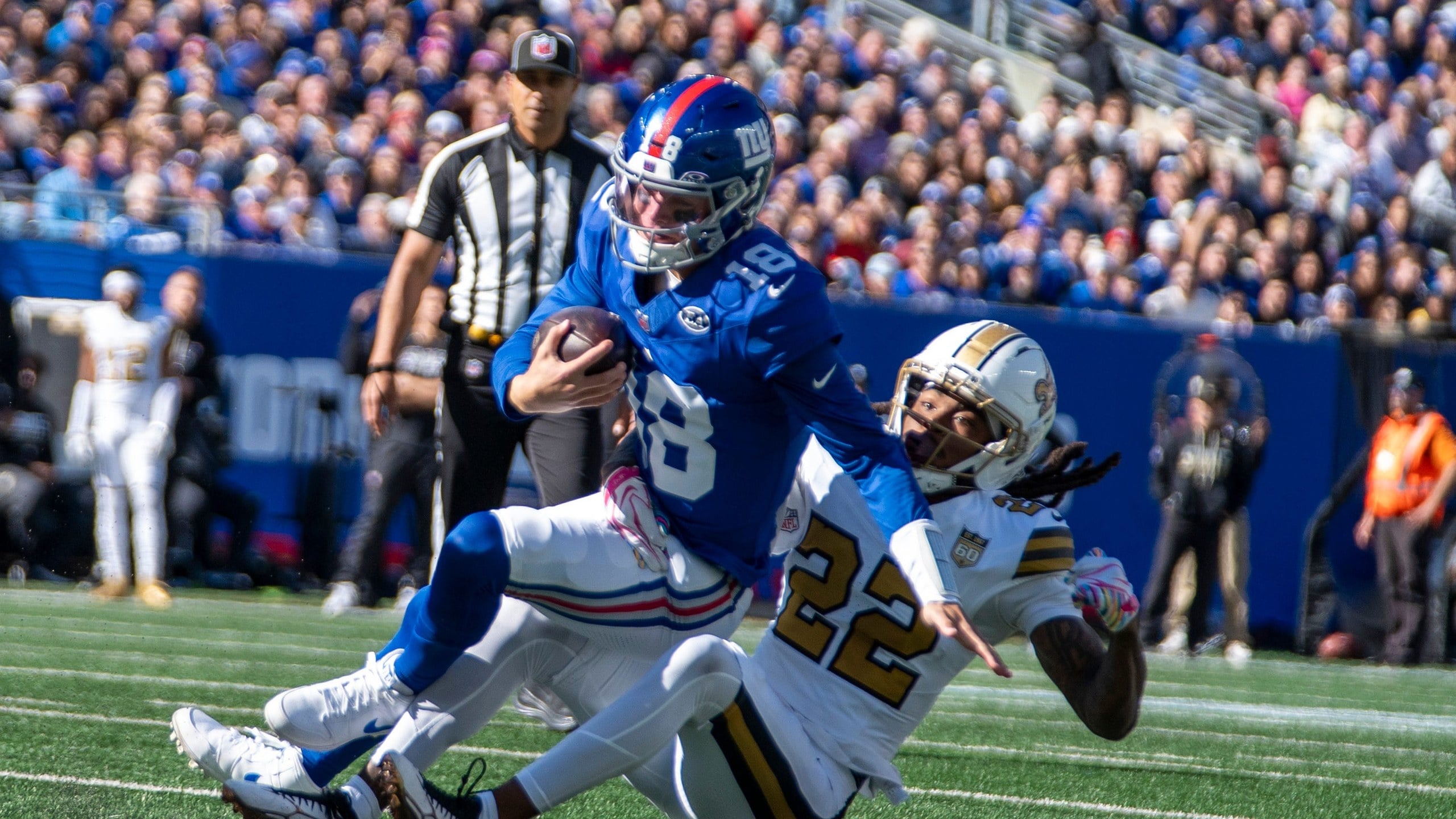 Giants Get Full JJ McCarthy Experience vs Saints — Minnesota Sports Fan, Monterey Sports news