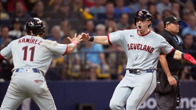 Chase DeLauter and José Ramírez lead the Guardians to a 7-3 win over the Rays in Game 1 of the ALCS — WTSP Sports Tampa Bay, Monterey Sports news