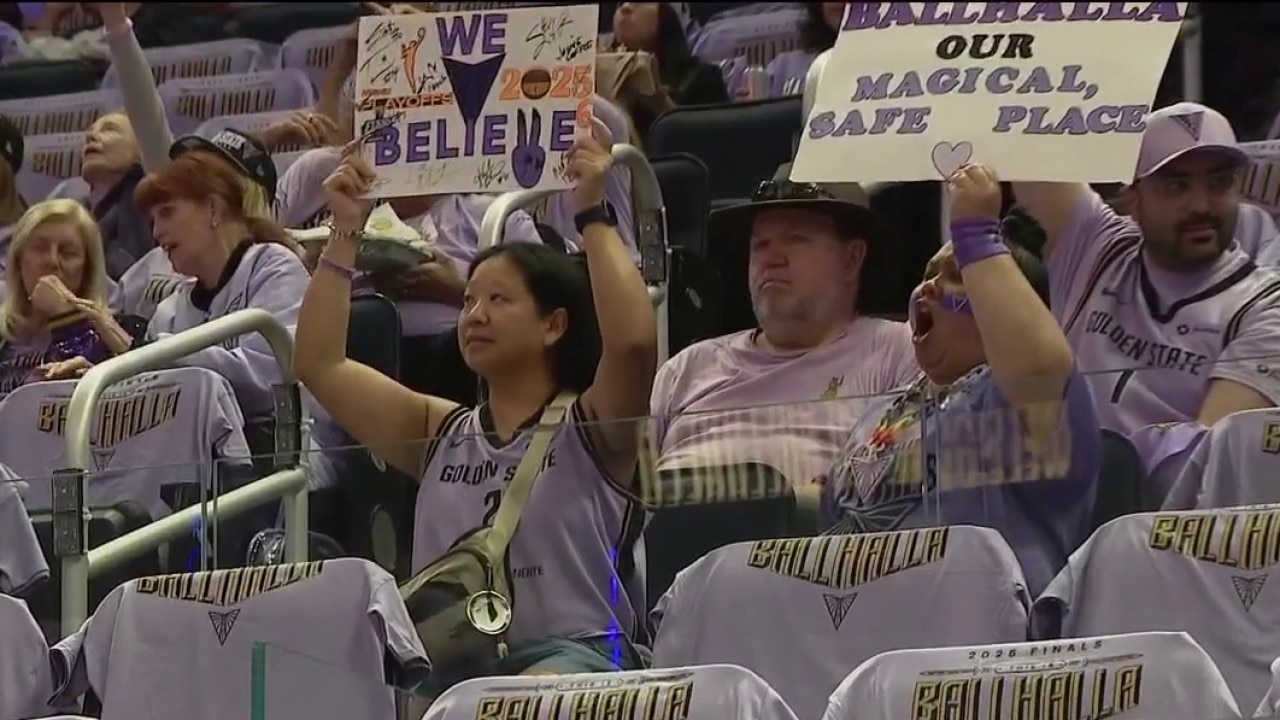 Valkyries fans bring Ballhalla energy to Game 2 of WNBA Finals — KTVU FOX 2 Bay Area