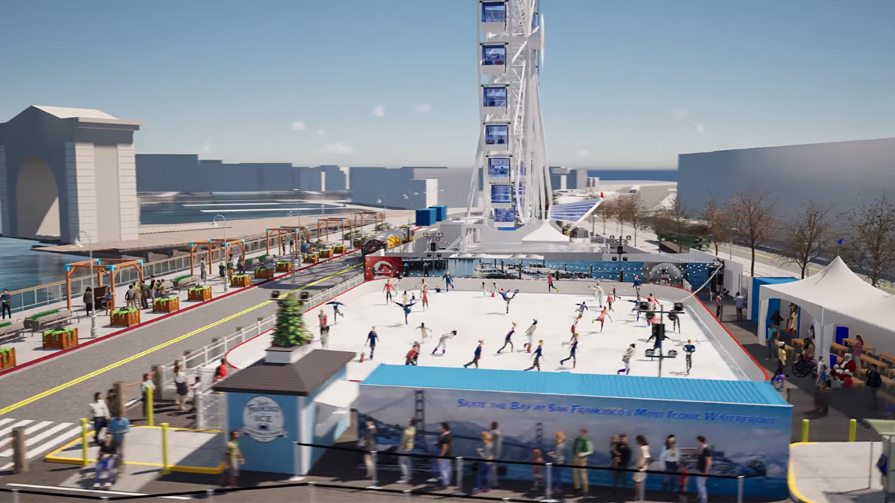 Waterfront ice rink: This popular Bay Area destination is getting its first ever ice rink — KTVU FOX 2 Bay Area, Monterey Sports news